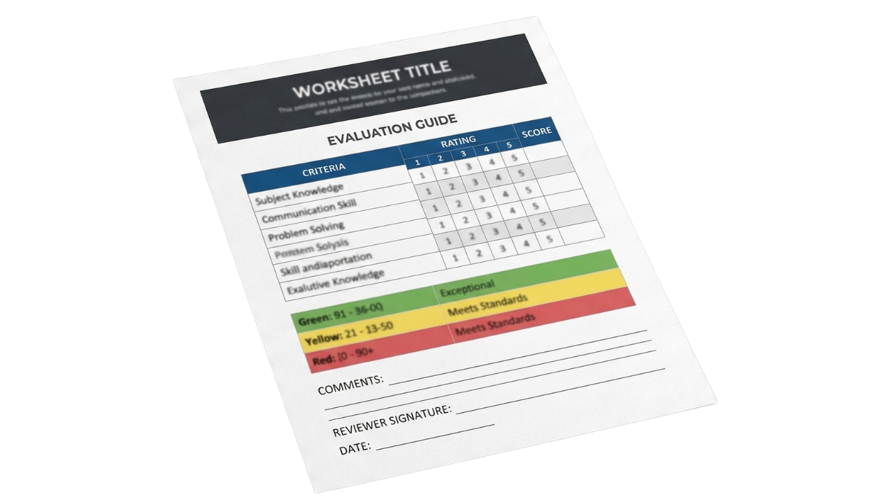 Income Opportunity Scorecard preview